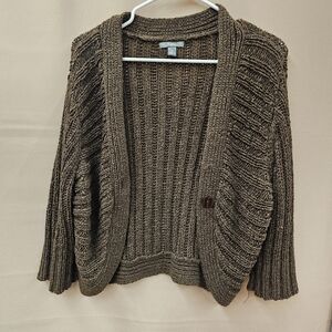 Apt. 9 Brown Knit Cardigan